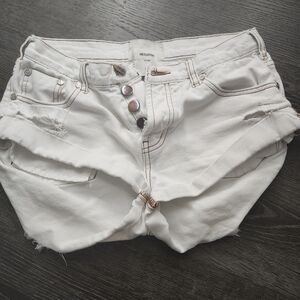 White Denim Women's Shorts